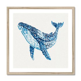 Blue Whale - Framed