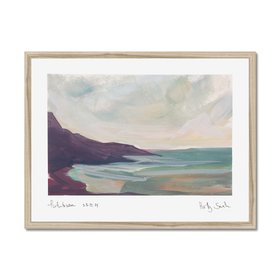 Porthtowan by Holly Cecilia Smith - Cornwall Painting - Framed