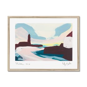 Porthleven by Holly Cecilia Smith - Cornwall Painting - Framed
