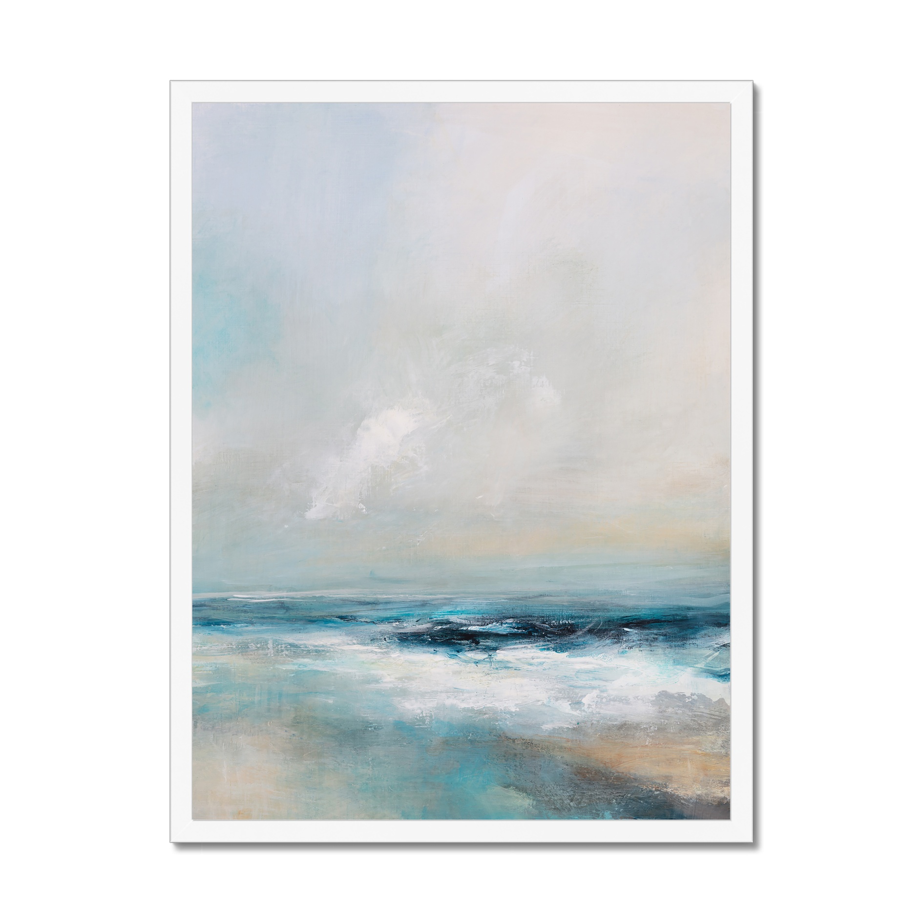 'Oceans Embrace' Coastal Visions Sea Painting Print - Unframed