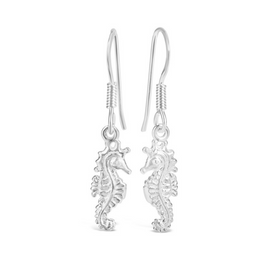 SEAHORSE EARRINGS | SILVER