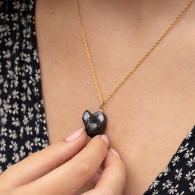 BAROQUE PEARL NECKLACE | BLACK / GOLD