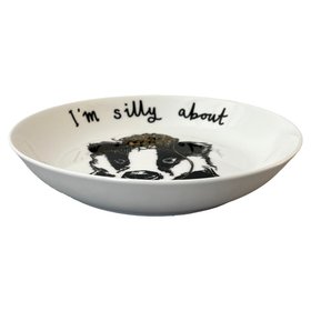 'I'm silly about Pasta!' Badger Pasta Bowl
