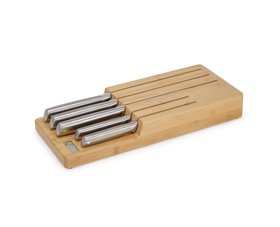 Joseph Joseph Elevate™ Steel Knife Set With In Drawer Bamboo Storage Tray £135 Josephjoseph.com