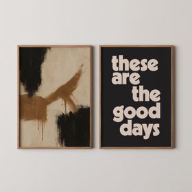 These Are The Good Days + Free Printable Canvas Artwork