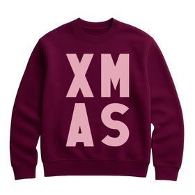 Xmas Sweatshirt - Burgundy