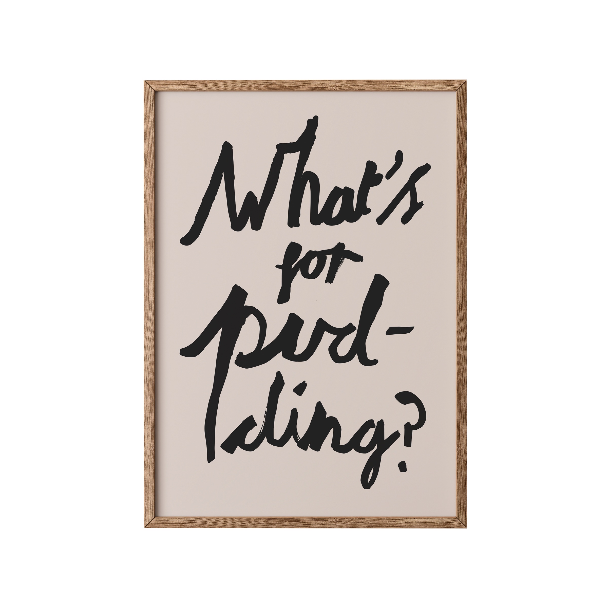 What's For Pudding?