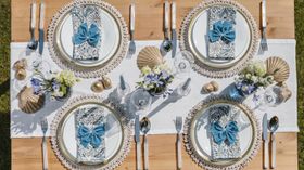 Porcelain Cotton Table Runner