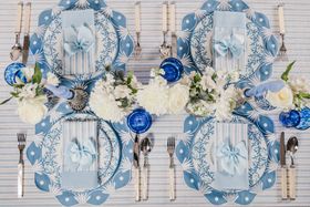 Bluebell Embroidered Placemat