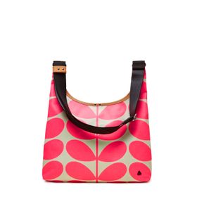 Midi Crossbody in Neon Pink