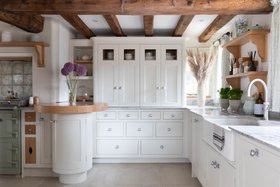 Searle & Taylor Kitchens - Classic Bespoke Shaker Breakfast Station in a country kitchen