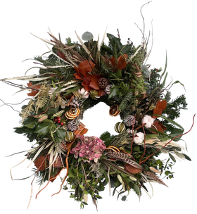 Christmas Wreath Diy Kit. Make Your Own Large Luxury Fresh Festive Door Wreath. a Complete Workshop in A Box Includes Everything You Need