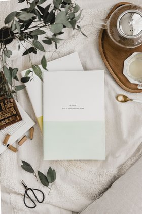 A5 Personalised Notebook Colour Block - Green