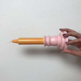 Nac Nac x Summer Morning Studios Candle Pink & Orange