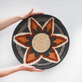 Large Sunshine woven bowl