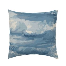 Rough Seas in my Dreams Euro Pillow Sham by Spoonflower
