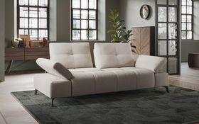 Linaro 3 Seater Sofa With Power Sliding Backrest & Adjustable Arms