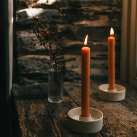 St Eval, Terracotta, Gift Pack Dinner Candle