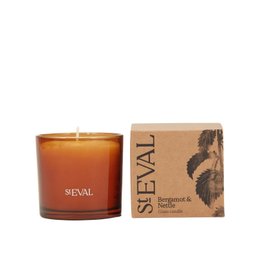St Eval, Bergamot & Nettle, Amber Glass