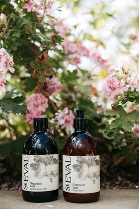 St Eval, Geranium Leaf, Bath & Body collection