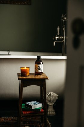 St Eval, Sea Salt, Amber Glass & Bath & Shower Gel
