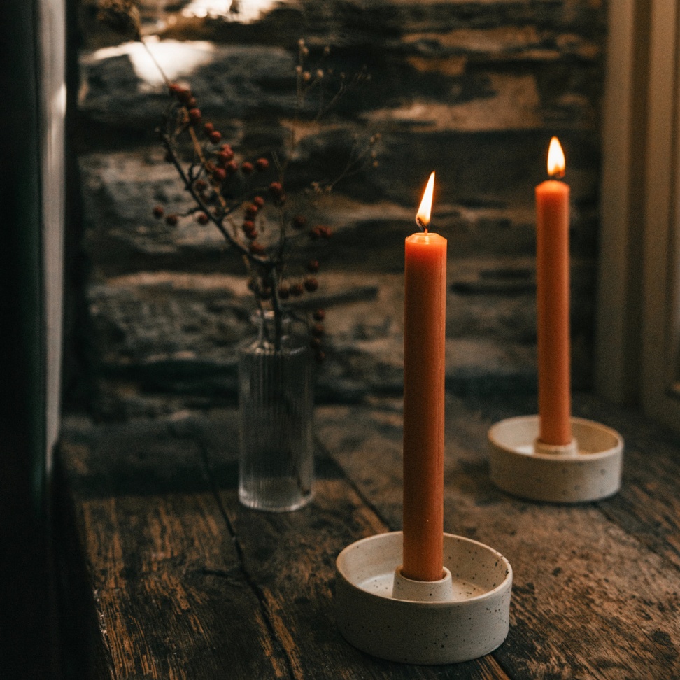 St Eval, Terracotta, Gift Pack Dinner Candle