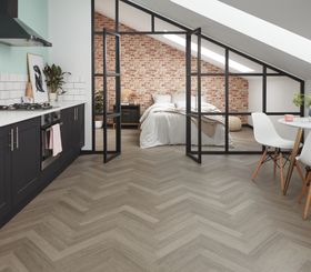 Karndean Designflooring Knight Tile Grey Studio Oak
