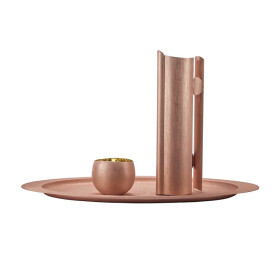 Brocca Placcata Oro Rosa VELVET di Zanetto