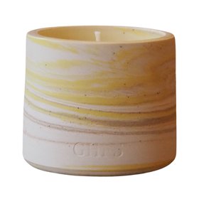 ‘Energise’ Refillable Scented Candle: Orange, Clary Sage & Peppermint