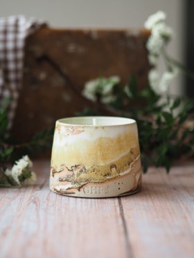 'Spring '26' Refillable Scented Candle: Sweet Blossom, Lilac and April Showers.
