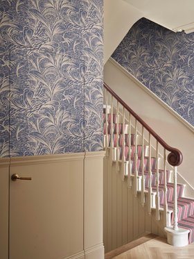 FERMOIE BLUE SAVERNAKE  WALLPAPER