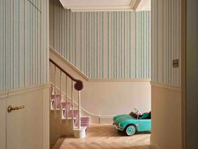 WALLPAPER GREEN CARSKIEY SINGLE STRIPE WPCARS 044