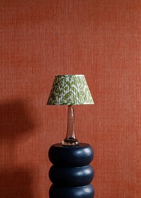 FERMOIE LAMPSHADE GREEN MARLBOROUGH PG 100 LIGHTWEIGHT LINEN LIFESTYLE