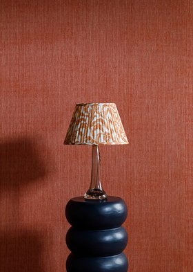 FERMOIE LAMPSHADE ORANGE MARLBOROUGH PG 098 LIGHTWEIGHT LINEN