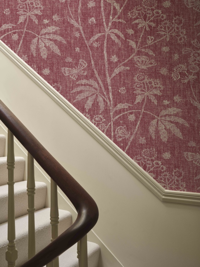 FERMOIE AUTUMN 25 WALLPAPER RED ASTREA WPASTR 002 LIFESTYLE MED