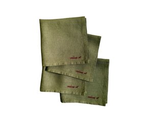 Linen Napkin Olive Nina D