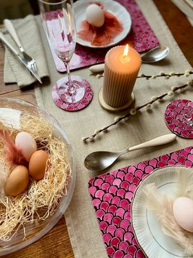 Easter Table setting Ida Lilja Placemat Nina D