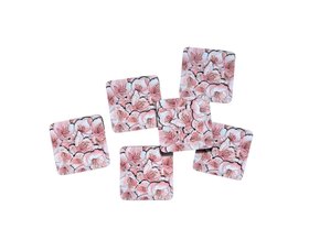 Amaryllis Rilona Square Coaster Antique Rose Nina D