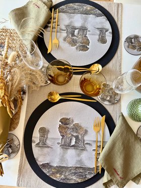 Round Placemat Gotland by Nina D