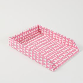 MOLLY MAHON LETTER TRAY BUNTING PINK