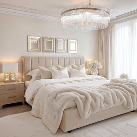 Jessabelle Luxury Vanilla Velvet Panelled Ottoman Storage Bed Beds And Headboards Home Of Beds 278841 (2)