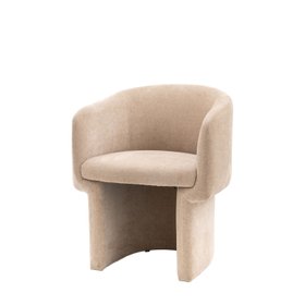 Salida Cream Fabric Dining Chair