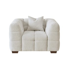 Bubble Oatmeal Boucle Chair