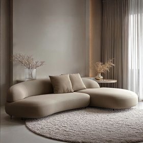 Alva Taupe Right Hand Facing Chaise End Sofa