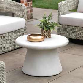 Tuscany Stone Indoor/Outdoor Round Coffee Table