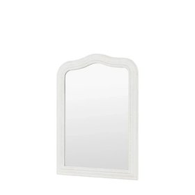 Alpar White Wooden Arch Wall Mirror