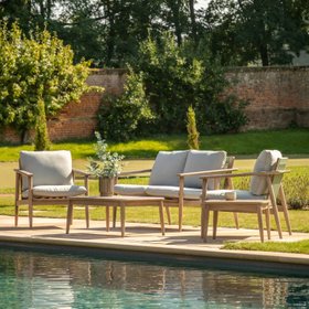 Malaga Grey Outdoor Lounge Set