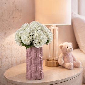 Freya Pink Bows Decorative Vase