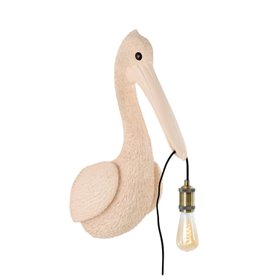 Light Pink Pelican Decorative Wall Light