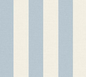 Kaya Blue & Cream Striped Wallpaper